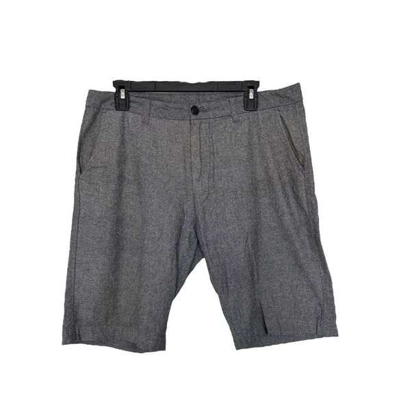 Giordano‎ Men’s Gray Mid-Rise Bermuda Shorts Size 34 - Picture 1 of 5